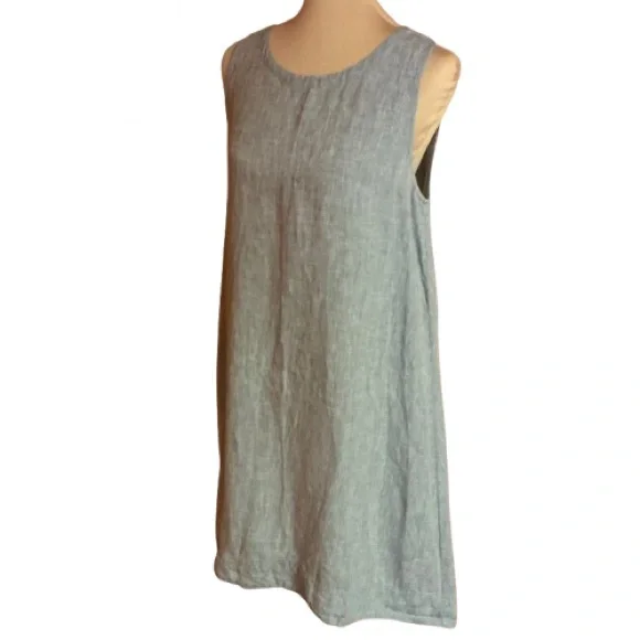 Eileen Fisher | Dresses | Eileen Fisher Linen Midi Dress | Poshmark